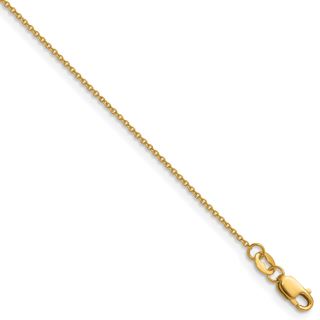 14K Gold Filled Delicate Cable Chain Necklace in 1.15mm Width by Sophia Jewelers