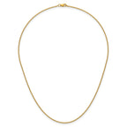 14K Gold Filled Polished Cable Chain Necklace in 1.6mm Width - view 3