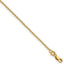 14K Gold Filled Polished Cable Chain Necklace in 1.6mm Width by Sophia Jewelers