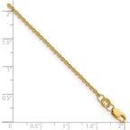 14K Gold Filled Polished Cable Chain Necklace in 1.7mm Width - view 5