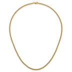 14K Gold Filled Polished Cable Chain Necklace in 1.7mm Width - view 4