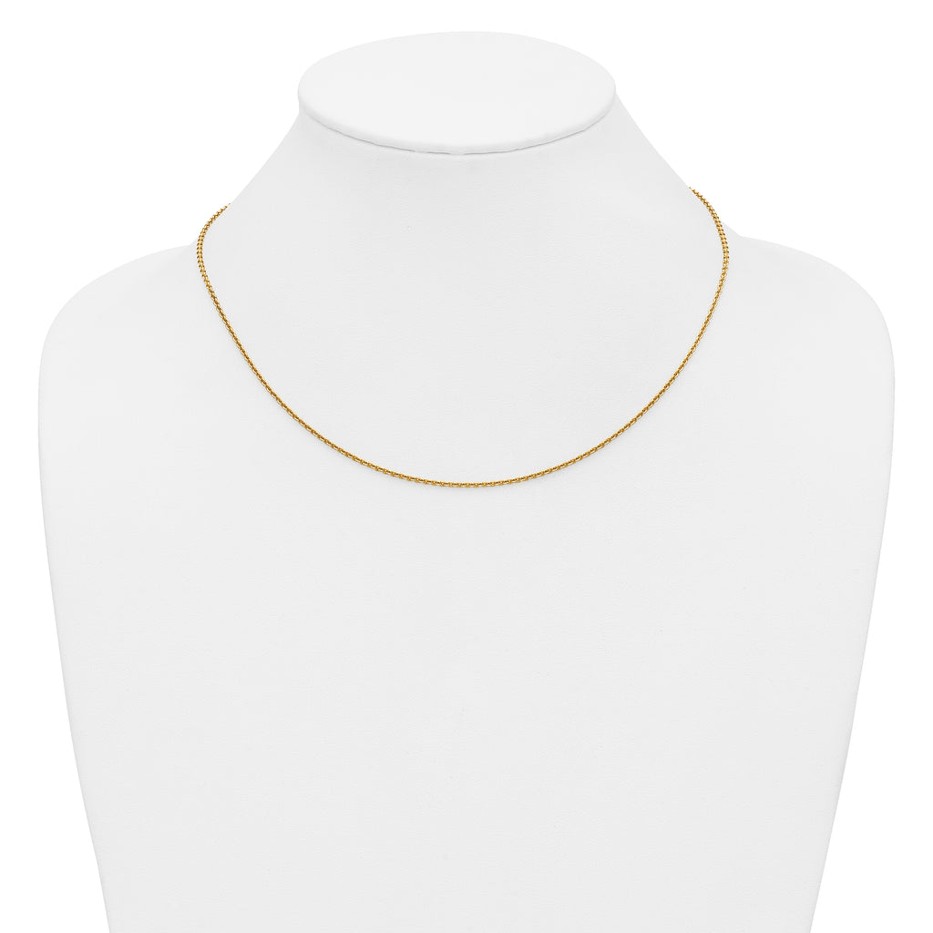 Cable Chain Necklace in 14/20 Gold Filled, 1.7mm