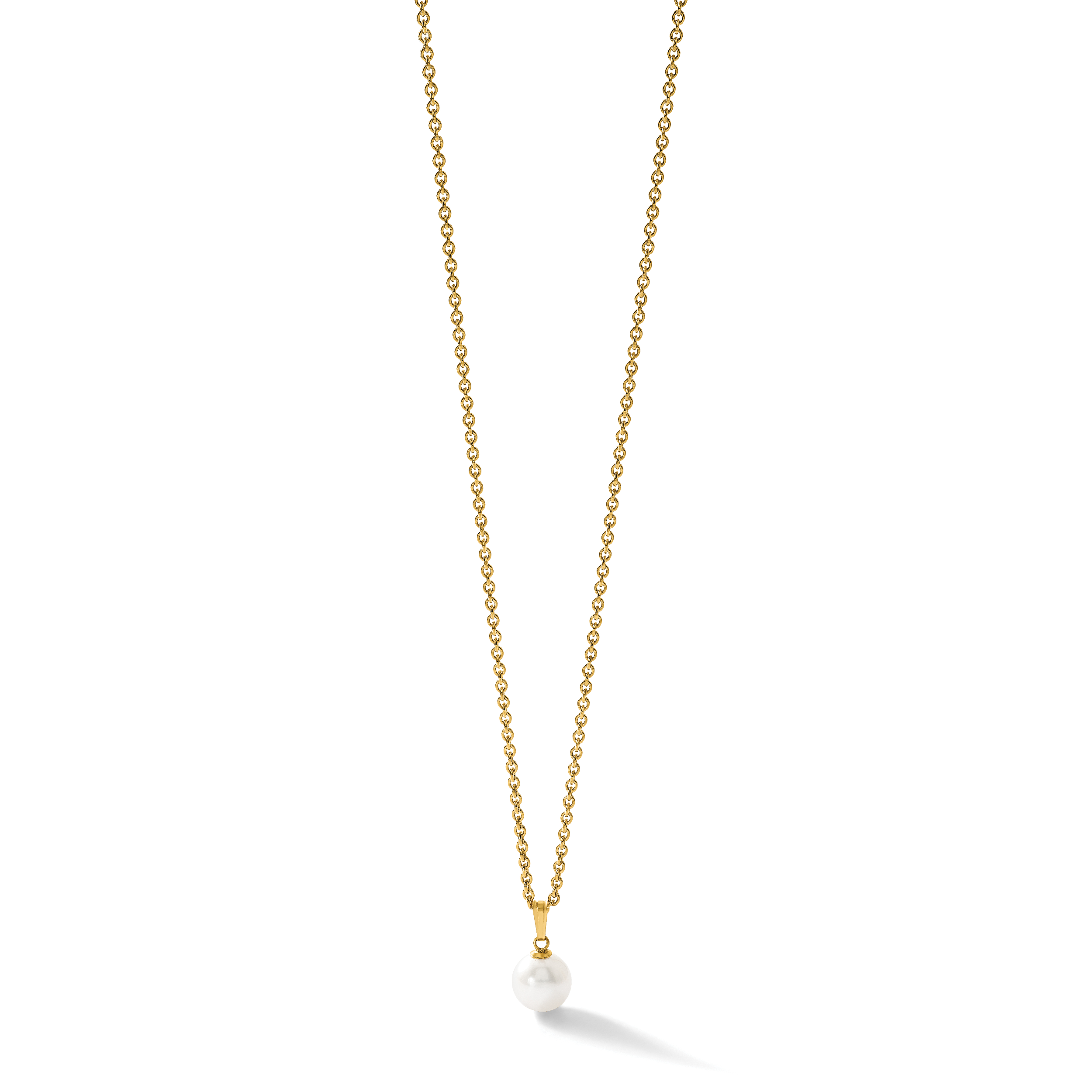 14K Gold Filled Polished Cable Chain Necklace in 1.7mm Width - view 6