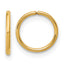 14K Gold Filled 1.0 x 10mm Sleeper Hoop Earrings by Sophia Jewelers