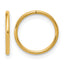 14K Gold Filled 1.0 x 12mm Sleeper Hoop Earrings by Sophia Jewelers