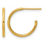 14K Gold Filled 1.30 x 15mm Post Hoop Earrings by Sophia Jewelers