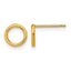 14K Gold Filled 7mm Open Circle Post Earrings by Sophia Jewelers