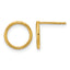 14K Gold Filled 10mm Open Circle Post Earrings by Sophia Jewelers