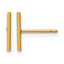 14K Gold Filled 10mm Bar Post Earrings by Sophia Jewelers
