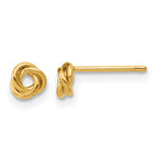 14K Gold Filled 5mm Love Knot Post Earrings by Sophia Jewelers