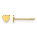 14K Gold Filled 3.5mm Heart Post Earrings by Sophia Jewelers
