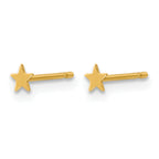 14K Gold Filled 3.3mm Star Post Earrings - view 2