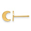 14K Gold Filled 5.1 x 6.3mm Moon Post Earrings by Sophia Jewelers
