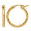 14K Gold Filled 2.30 x 22mm Eurowire Hoop Earrings by Sophia Jewelers