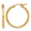 14K Gold Filled 2.30 x 29mm Eurowire Hoop Earrings by Sophia Jewelers