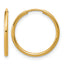 14K Gold Filled 1.25 x 17mm Endless Hoop Earrings by Sophia Jewelers