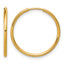 14K Gold Filled 1.25 x 20mm Endless Hoop Earrings by Sophia Jewelers