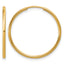 14K Gold Filled 1.25 x 24mm Endless Hoop Earrings by Sophia Jewelers
