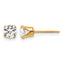 14K Gold Filled 5mm CZ Stud Post Earrings by Sophia Jewelers