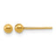 14K Gold Filled 3mm Ball Post Earrings by Sophia Jewelers