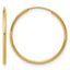 14K Gold Filled 1.0 x 20mm Endless Hoop Earrings by Sophia Jewelers