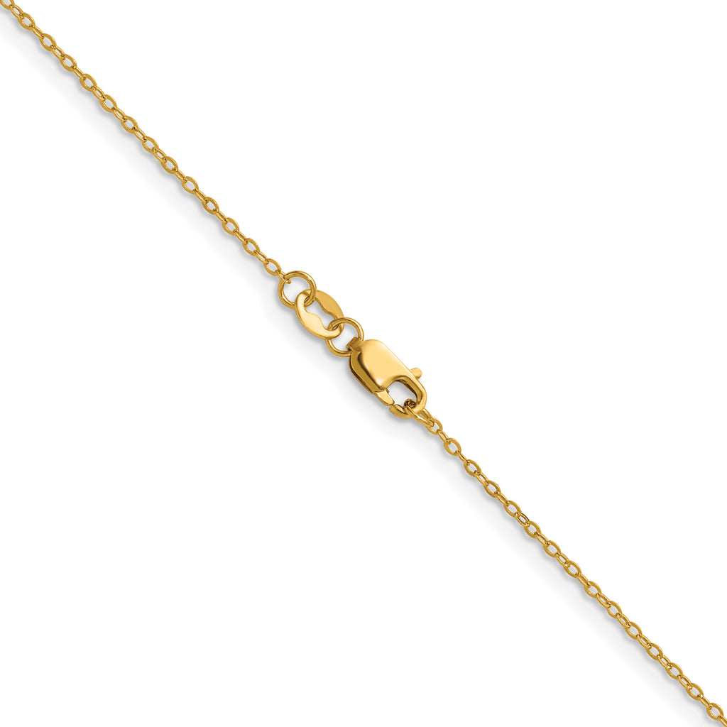 Flat Cable Chain in 14/20 Gold Filled, 1.2mm