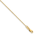 14K Gold Filled Flat Cable Chain Necklace in 1.2mm Width by Sophia Jewelers