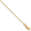 14K Gold Filled Flat Cable Chain Necklace in 1.2mm Width by Sophia Jewelers