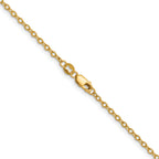 14K Gold Filled Flat Cable Chain Necklace in 2.0mm Width - view 2