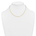 14K Gold Filled Flat Cable Chain Necklace in 2.0mm Width - view 3
