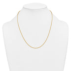 14K Gold Filled Flat Cable Chain Necklace in 2.0mm Width