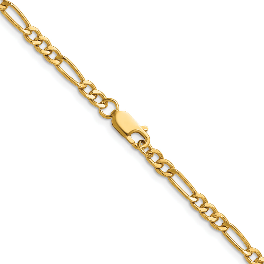 14K Gold Filled Figaro Chain Necklace in 3.75mm Width - view 5