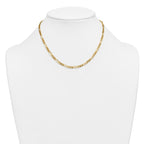 14K Gold Filled Figaro Chain Necklace in 3.75mm Width - view 3