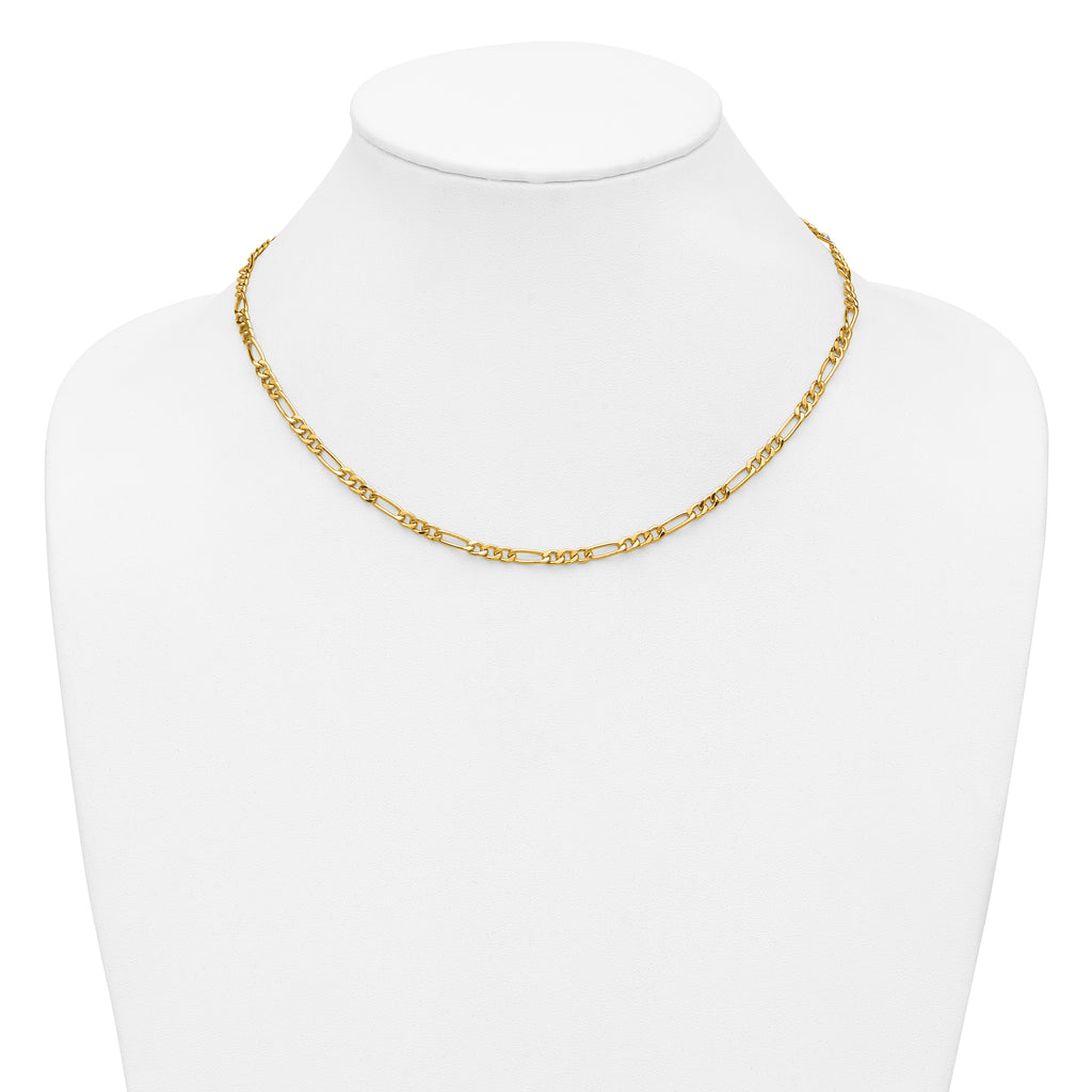 Figaro Chain Necklace in 14/20 Gold Filled, 3.75mm