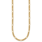 14K Gold Filled Figaro Chain Necklace in 4.6mm Width - view 2
