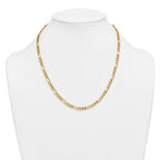 14K Gold Filled Figaro Chain Necklace in 4.6mm Width