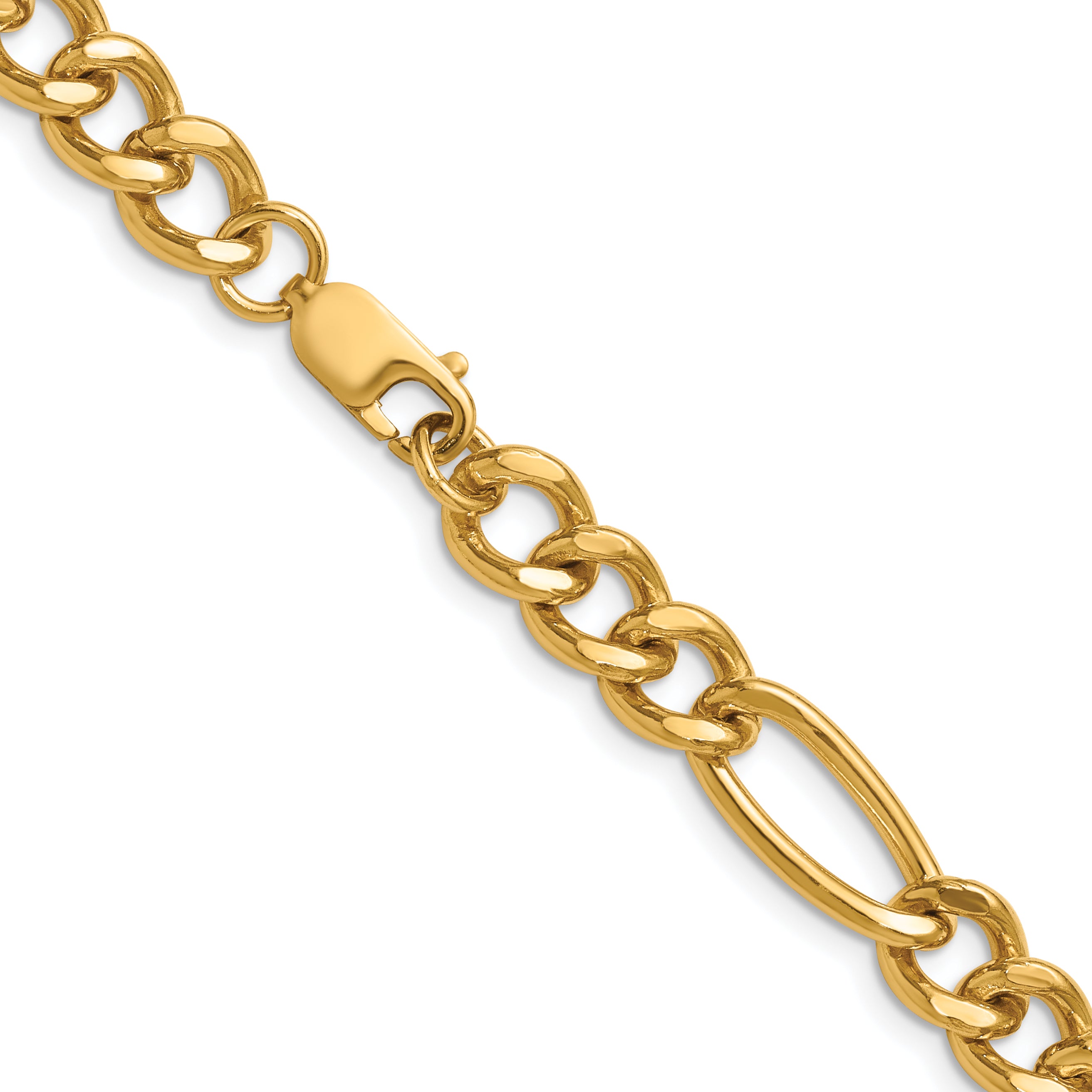 14K Gold Filled Heavy Figaro Chain Necklace in 7.75mm Width Secondary image