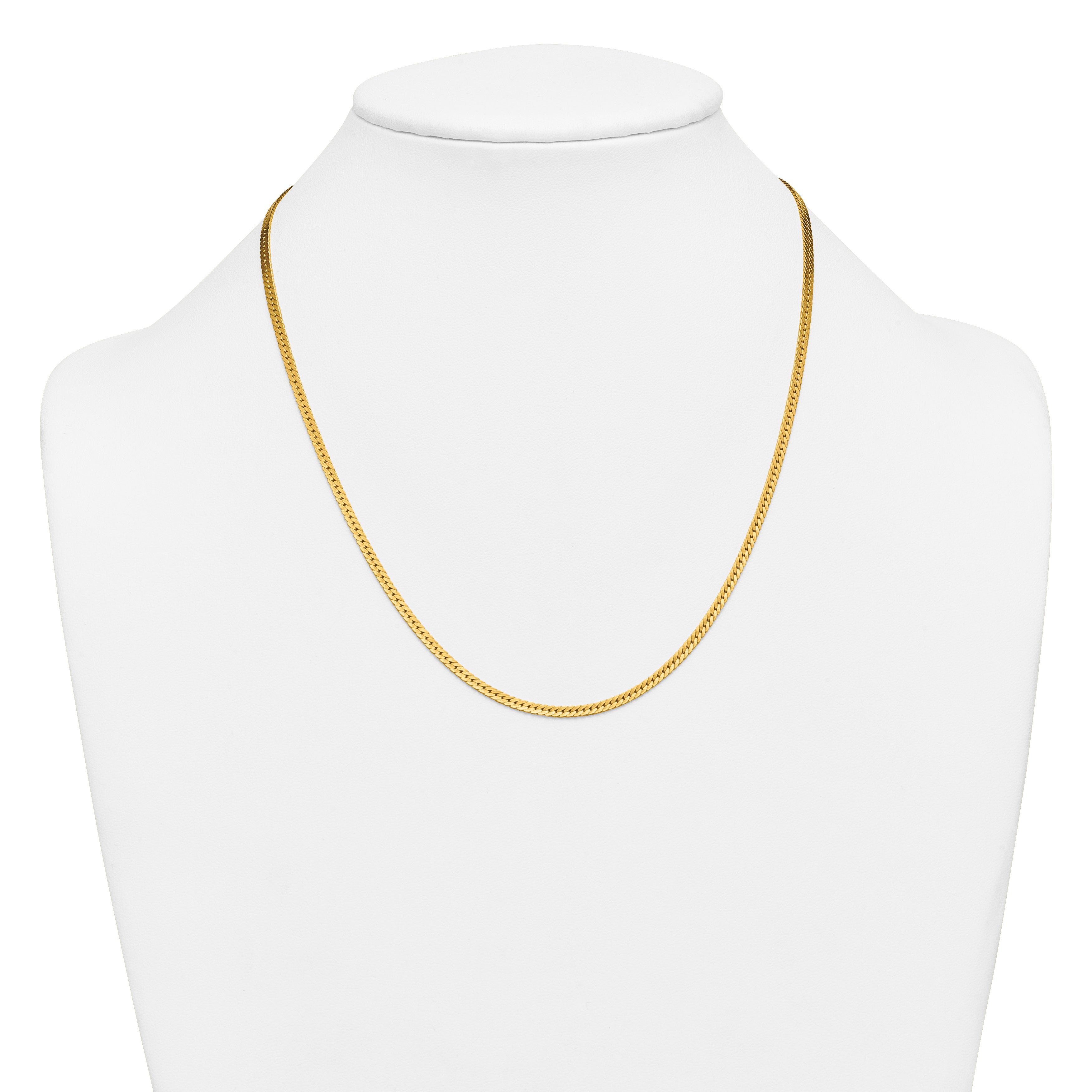Herringbone Chain Necklace in 14/20 Gold Filled, 2.5mm