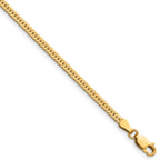 14K Gold Filled Herringbone Chain Necklace in 2.5mm Width by Sophia Jewelers