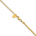 14K Gold Filled 2.0mm Beaded Necklace - view 2