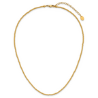 14K Gold Filled 2.0mm Beaded Necklace - view 4