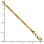 14K Gold Filled 2.0mm Beaded Necklace - view 5