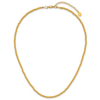14K Gold Filled 3.0mm Beaded Necklace - view 4