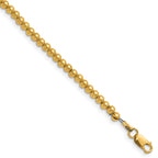 14K Gold Filled 3.0mm Beaded Necklace by Sophia Jewelers