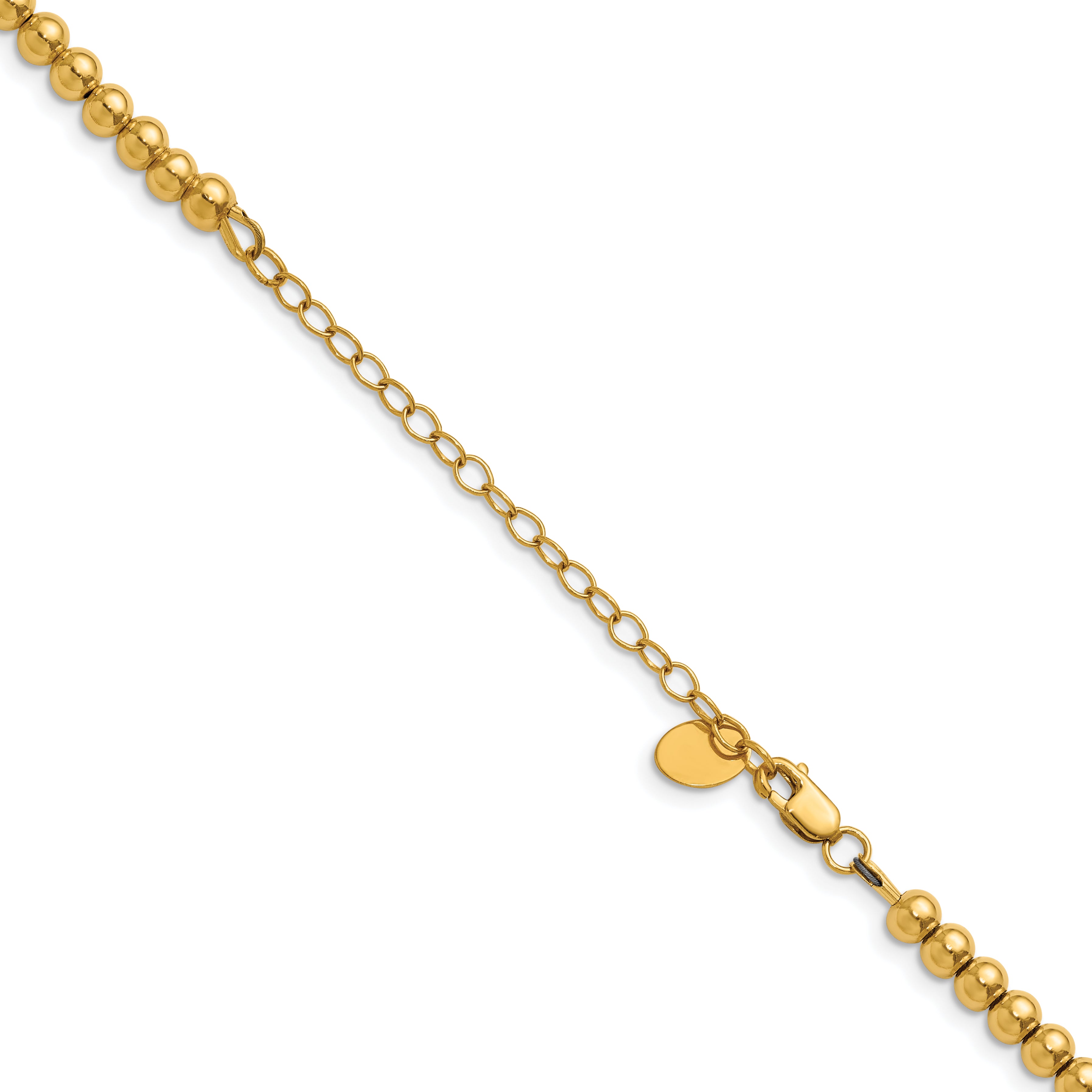 14K Gold Filled 4.0mm Beaded Necklace Secondary image