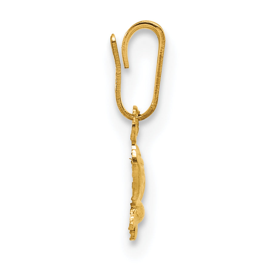 14K Gold Filled Bee Pendant - view 2
