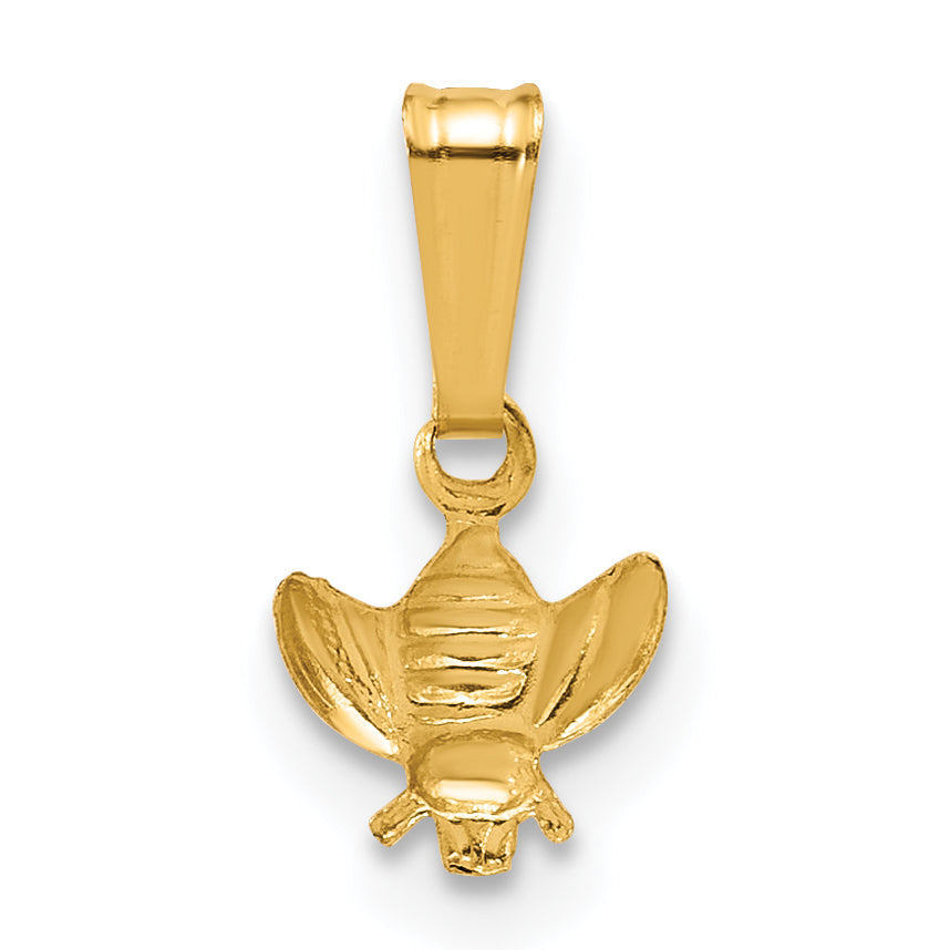 14K Gold Filled Bee Pendant - view 3
