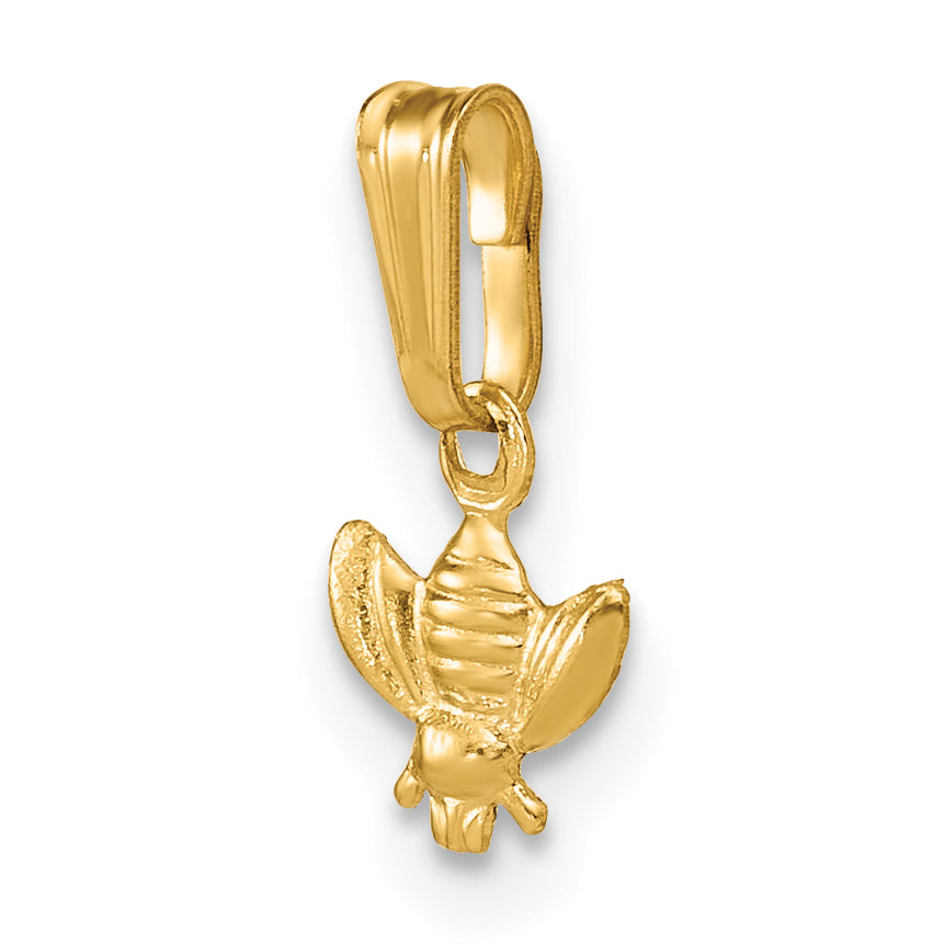 14K Gold Filled Bee Pendant - view 4