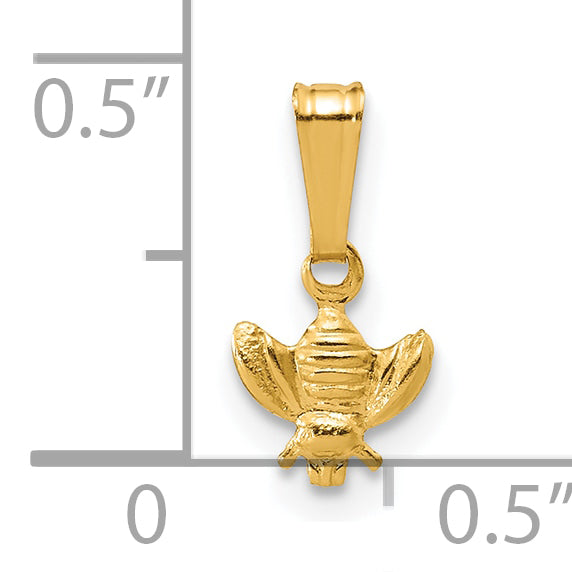 14K Gold Filled Bee Pendant - view 5