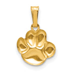 14K Gold Filled 10mm Pawprint Pendant - view 3